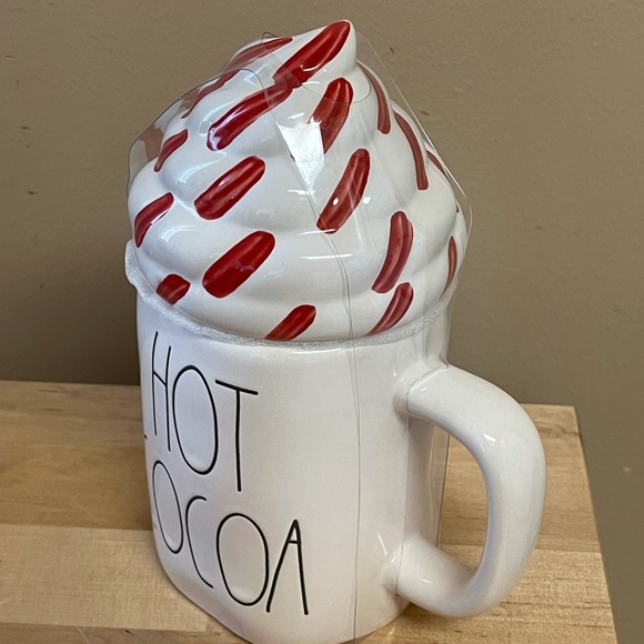 Rae Dunn Hot Cocoa Topped Christmas Mug - Picture 2 of 3